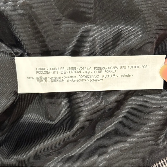 Zara Plaid Double-Breasted Jacket with Removable Belt - Size S, Trench Coat - Picture 13 of 16